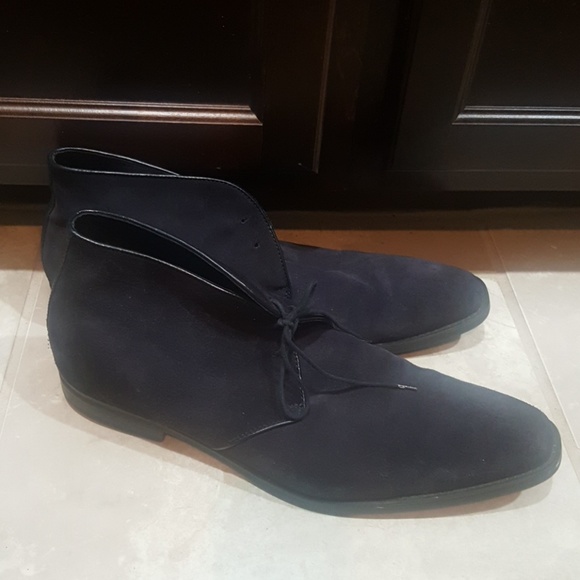 Donald J. Pliner Other - SOLD!! DONALD J. PLINER Blue Suede Chukka Boots- Size 15